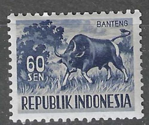 Indonesie 1956/1958 - Yvert 124A - Buffel (PF), Postzegels en Munten, Postzegels | Azië, Postfris, Verzenden