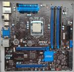 MSI moederbord Intel i7 4790 3,6 Ghz LGA 1150 16 Gb DDR3 RAM, Ophalen, Gebruikt, DDR3, Micro-ATX