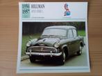 Hillman - Edito Service kaarten auto bouwperiode 1956-1982, Auto's, Ophalen of Verzenden, Zo goed als nieuw