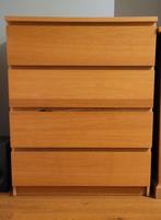 3 commodes Malm (Ikea) couleur chêne clair, Maison & Meubles, Armoires | Commodes, 3 ou 4 tiroirs, 25 à 50 cm, Enlèvement, Utilisé
