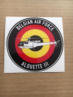 Sticker : Alouette III - 40Sqn - Basis Koksijde., Verzamelen, Ophalen of Verzenden, Nieuw, Overige typen