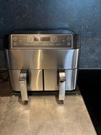 Dubbele airfryer inclusief bakjes, Elektronische apparatuur, Ophalen, Zo goed als nieuw, Airfryer