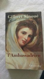 Vintage livre gilbert sinoué l'ambassadrice 1994, Enlèvement ou Envoi, Utilisé, Politique
