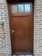 Porte extérieure en bois Meranti, Bricolage & Construction, Porte extérieure, Enlèvement, Verre, 200 à 215 cm