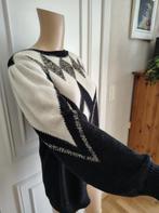 Vintage gebreide trui Merk claude laurent, Verzenden, Maat 36 (S)