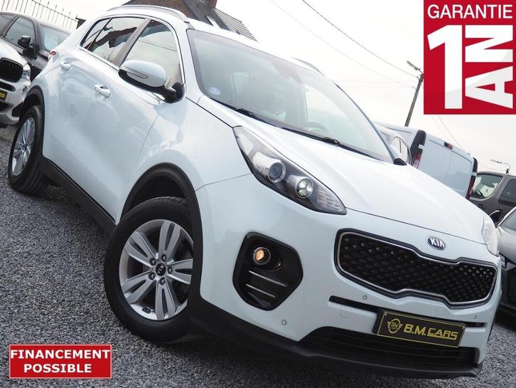 Kia Sportage 1.6i  Volledige opties  VERWARMDE LEDEREN GPS, Auto's, Kia, Bedrijf, Sportage, ABS, Achteruitrijcamera, Airbags, Airconditioning