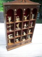 mijn schatkamer mooi oud kasje met koper/bronze en porselein, Ophalen of Verzenden, Koper