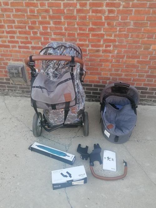 Mutsy Evo Kinderwagen 3 in 1, Kinderen en Baby's, Kinderwagens en Combinaties, Gebruikt, Kinderwagen, Mutsy, Met reiswieg, Verstelbare duwstang