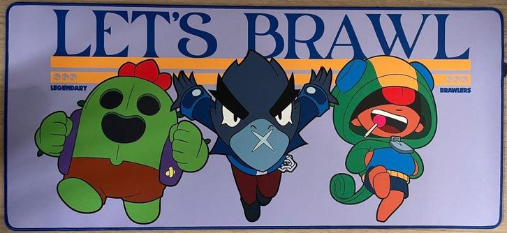 Brawl Stars XXL Desk Mat, Computers en Software, Overige Computers en Software, Verzenden