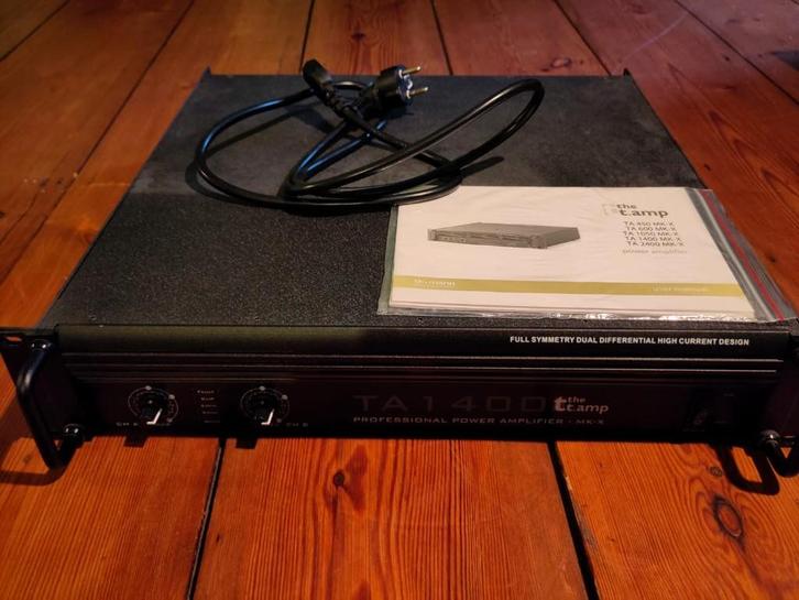De t.amp TA 1400 MK-X versterker, Muziek en Instrumenten, Versterkers | Keyboard, Monitor en PA, Gebruikt, P.A., 500 tot 1000 watt