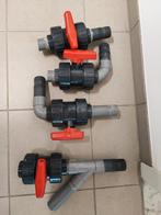 4 bolkranen aansluiting diameter 40mm, Tuin en Terras, Vijver-toebehoren, Ophalen of Verzenden, Gebruikt