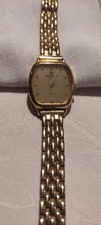Raymond Weil dames horloge goudkleurig met steentjes, Handtassen en Accessoires, Horloges | Dames, Ophalen of Verzenden, Zo goed als nieuw
