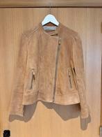 Veste en cuir Massimo Dutti (beige), Neuf, Taille 38/40 (M), Massimo Dutti, Beige