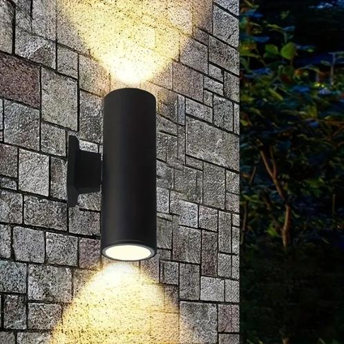 Buiten Wandlamp Kunststof Tuin Zwart (Nieuw), Tuin en Terras, Buitenverlichting, Nieuw, Wandlamp, Kunststof, Netvoeding, Waterbestendig