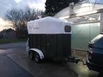 VAN cheveaux Polyester, Dieren en Toebehoren, Paarden en Pony's | Trailers en Aanhangwagens, Ophalen, Gebruikt, Polyester, 2-paards trailer