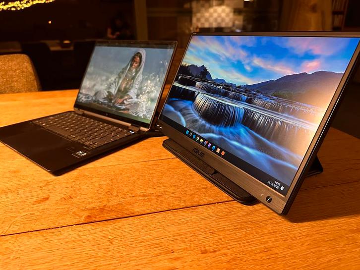 Asus Zenscreen MB166C 15,6 inch Portable Monitor Nieuwstaat, Computers en Software, Monitoren, Zo goed als nieuw, USB-C, Ophalen