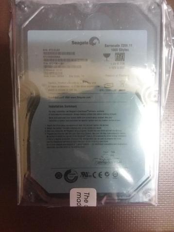 Harde schijf Seagate Barracuda 3 1/2'  1tb  beschikbaar voor biedingen