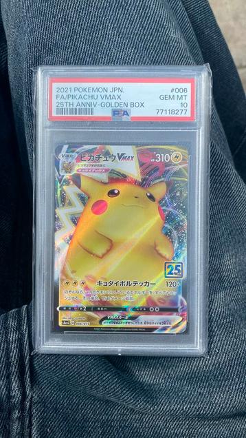 Pikachu Vmax 25th aniversery psa10 beschikbaar voor biedingen