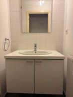 Meube salle de bain, miroir et porte essuie, Ophalen, Gebruikt, 50 tot 100 cm, Minder dan 100 cm