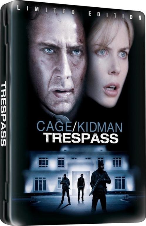 Trespass (Limited Edition - Steelcase) (Nieuwstaat), Cd's en Dvd's, Dvd's | Thrillers en Misdaad, Zo goed als nieuw, Actiethriller