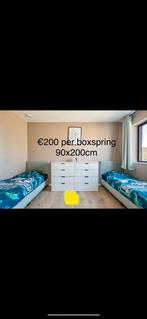 2 boxsprings te koop, Ophalen, Zo goed als nieuw