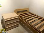 eenpersoonsbed + nachtkastje, Huis en Inrichting, Ophalen, Gebruikt, 90 cm, 200 cm