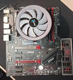 Carte Mère MSI combo, processeur, RAM, SSD M2, ventilateur, Computers en Software, Moederborden, DDR4, Ophalen of Verzenden, Zo goed als nieuw