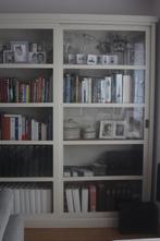 Bibliothèque 2 portes vitrées coulissantes, 25 à 50 cm, 200 cm ou plus, Enlèvement, Utilisé