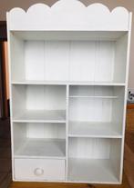 Petit meuble en bois blanc/ présentoir - vendu vide, Utilisé