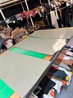 3 mooi taupe kleur tuigleer lappen 2,5-3mm dikte half soepel, Hobby en Vrije tijd, Ophalen of Verzenden