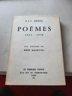 Poèmes E. L. T. Mesens met 10 teken. René Magritte, Ophalen of Verzenden