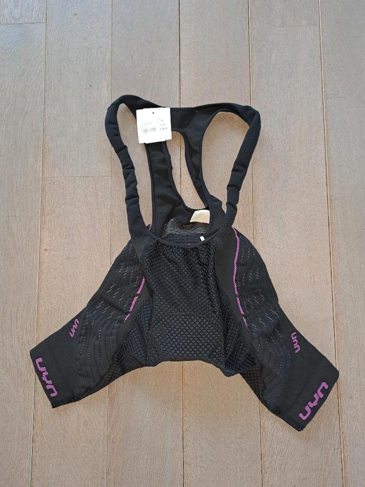 Uyn alpha dames fietsbroek blackboard zwart roze size S, Fietsen en Brommers, Fietsaccessoires | Fietskleding, Nieuw, Dames, Onderkleding