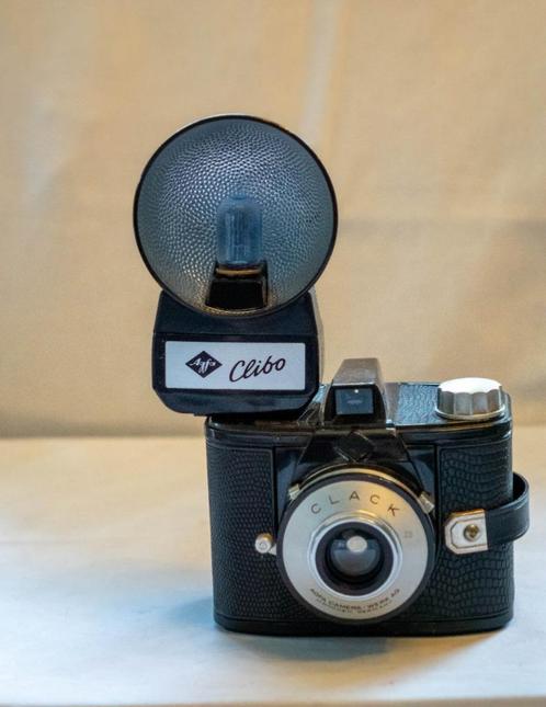 Agfa Clack met Clibo Flitser, Audio, Tv en Foto, Fotocamera's Analoog, Gebruikt, Ophalen of Verzenden