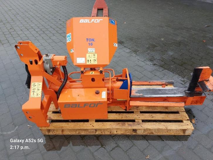 Kliefmachine 16 Ton Balfor A16 or 650 C, Tuin en Terras, Kloofmachines, Gebruikt, Aftakas, Ophalen