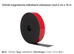 123inkt magnetische etiketband uitwisbaar 2 cm x 10 m, Ophalen of Verzenden, Nieuw in verpakking