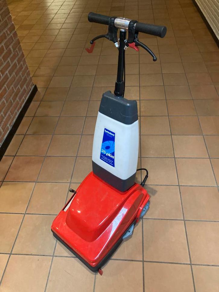 Autolaveuse et sécheuse à 2 batteries Li-i Turbolava Plus 35, Bricolage & Construction, Matériel de nettoyage, Utilisé, Machine de nettoyage à brosse