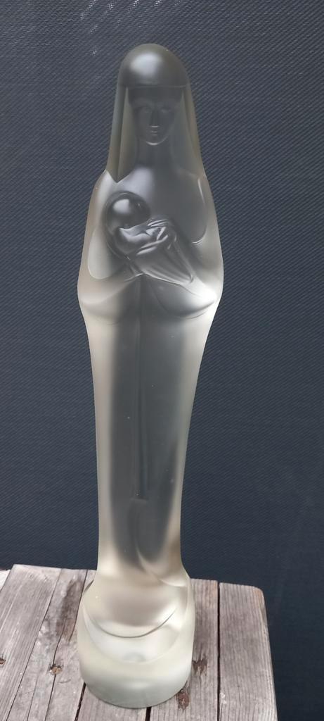 Madonna met kind 37cm - Stef Uiterwaal 1929, Antiek en Kunst, Antiek | Religieuze voorwerpen, Ophalen