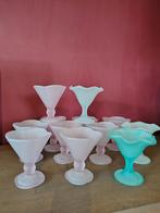 12 coupes ijs in roze en blauw, Enlèvement