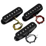 3 Zwarte Single Coil Pickups voor Stratocaster (52,50,48 mm), Muziek en Instrumenten, Instrumenten | Onderdelen, Nieuw, Elektrische gitaar