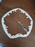 Plateau  fromage / couteau inox / faïencerie Verceram France, Enlèvement