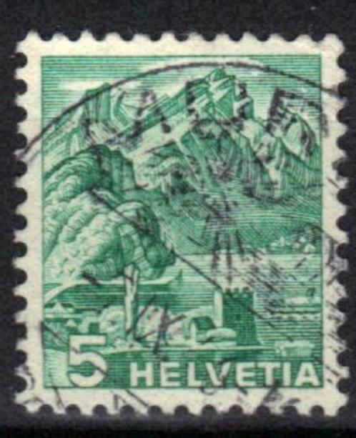 Zwitserland 1936 - Yvert 290 - Pilatus berg (ST), Postzegels en Munten, Postzegels | Europa | Zwitserland, Gestempeld, Verzenden