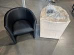 2 kuipzetels zwart, Huis en Inrichting, Fauteuils, Ophalen, Nieuw