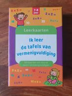 Leerkaarten: ik leer de tafels van vermenigvuldigen 7-8 jaar, Enlèvement, Comme neuf