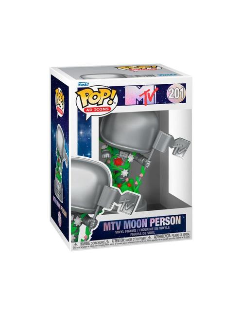 Funko POP 40th Anniversary MTV Moon Person (201), Collections, Jouets miniatures, Neuf, Envoi
