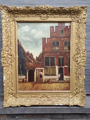 huile sur toile apres vermeer signe jac liebregs  beschikbaar voor biedingen