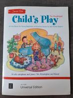 Child's play - James Rae - altsaxofoon (+ piano), Muziek en Instrumenten, Bladmuziek, Ophalen, Zo goed als nieuw, Piano