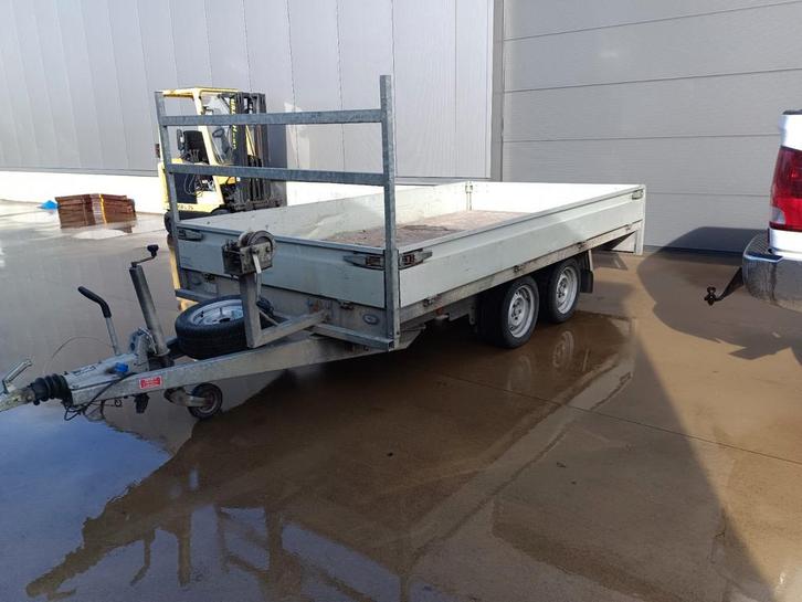 dubbel asser, Auto diversen, Aanhangers en Bagagewagens, Zo goed als nieuw, Ophalen