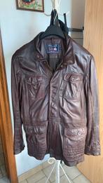 Bordeaux Leder Herenjas River Woods., Kleding | Dames, Jassen | Zomer, Ophalen, Zo goed als nieuw