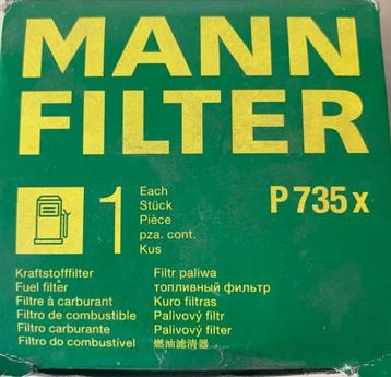 Filtre à carburant MANN FILTER P735 x 