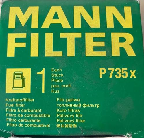 Filtre à carburant MANN FILTER P735 x, Autos : Pièces & Accessoires, Autres pièces automobiles, Neuf, Enlèvement ou Envoi